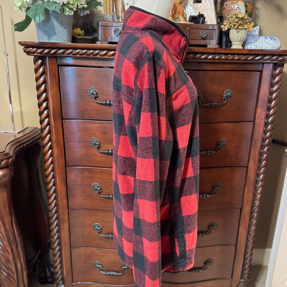 🎉😀CLEARANCE SALE!!😀🎉PENDLETON Men's Buffalo Check Plaid Quarter Zip Pullover - Picture 2 of 7